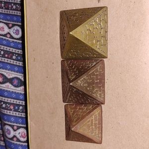Brass Nesting Pyramids
